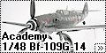 Academy 1/48 Bf-109G-14