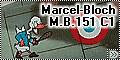 Dora Wings 1/48 Marcel-Bloch M.B. 151 С1
