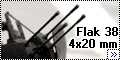 Tamiya 1/35 Flak 38 4x20 mm