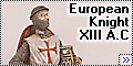 EK Castings 54mm Европейский рыцарь XIIIв (European Knight X